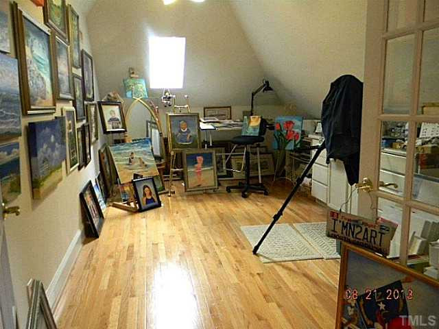 5205 Deergrass Court Raleigh, NC 27613 - Photo 21 of 25 Artist Studio? Office? Retreat? You decide! The 3rd floor offers versatility -- and plenty of storage! Studio/Study/Office