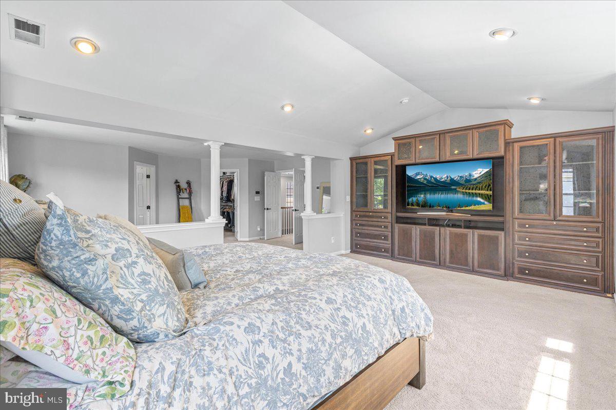 2650 Valhalla Road Vineland, NJ 08361 - Photo 30 of 49 a spacious bedroom with a large bed and a flat screen tv