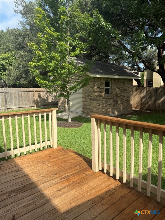 311 Crowfoot Drive Harker Heights, TX 76548 - Photo 20 of 21 a view of a wooden bridge