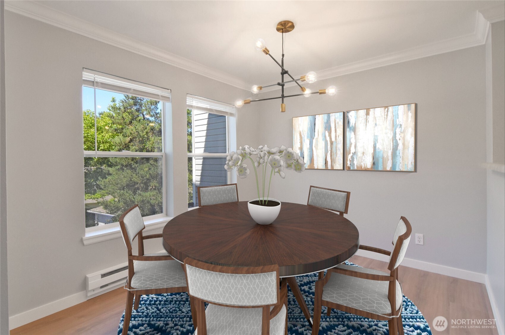 33020 10th Avenue Southwest, Unit Z203 Federal Way, WA 98023 - Photo 8 of 25 a view of a dining room with furniture window and outside view