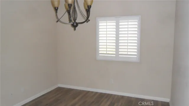 a view of a window in a room