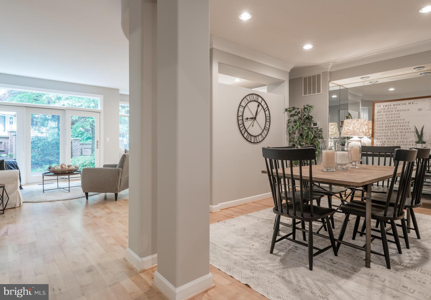 2121 21st Road North Arlington, VA 22201 - Photo 9 of 30 Dining Room | Family Room View