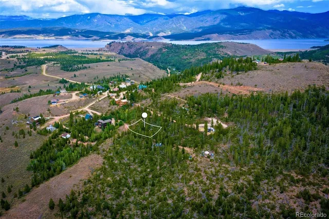 a view of city and mountain