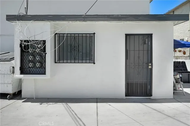 a view of front door