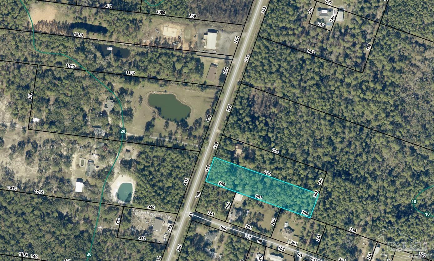 0 Garcon Point Road Milton, FL 32583 - Photo 6 of 14 a bird view of a garden