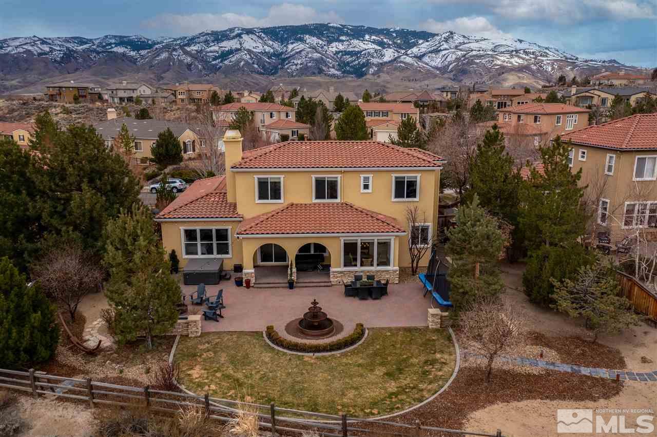 8475 Fairway Chase Trail Reno, NV 89523 - Photo 35 of 40 front view of a house with a yard