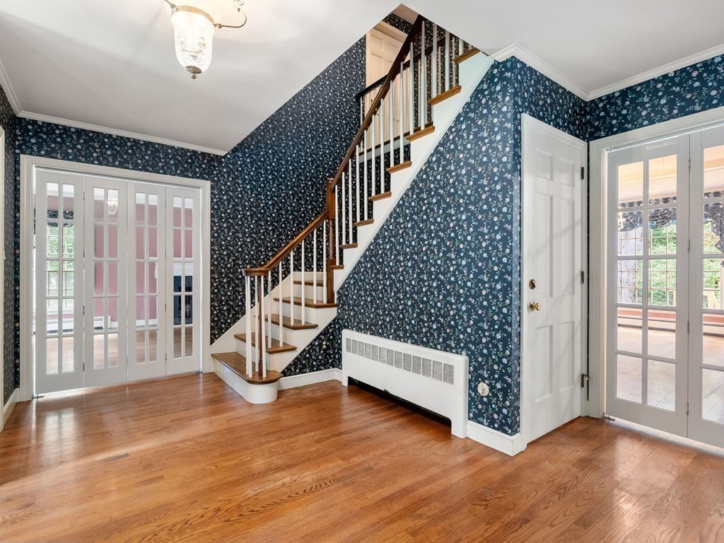59 Spywood Road Sherborn, MA 01770 - Photo 3 of 40 a view of entryway with wooden floor