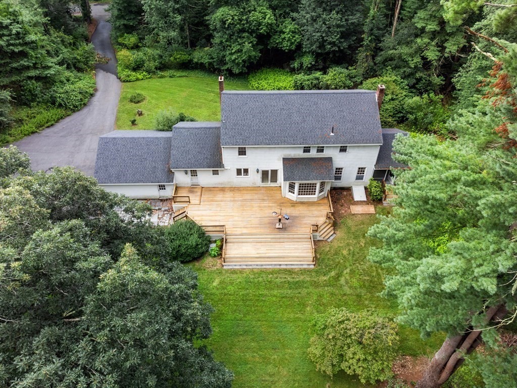 59 Spywood Road Sherborn, MA 01770 - Photo 37 of 40 an aerial view of a house