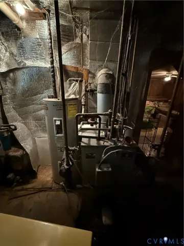 a picture of water heater room