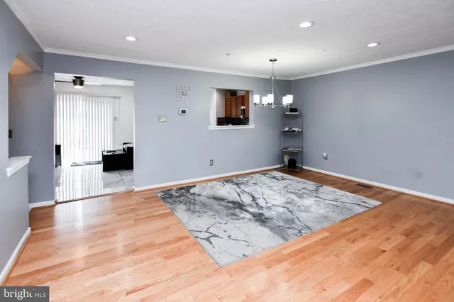 a view of empty room