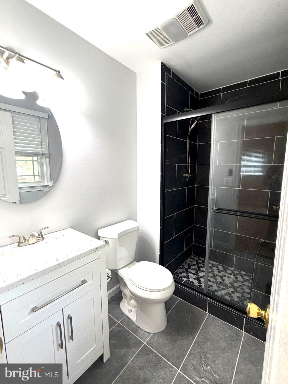2175 Sebastian Road Fredericksburg, VA 22405 - Photo 18 of 37 Sleek modern bathroom with elegant finishes.