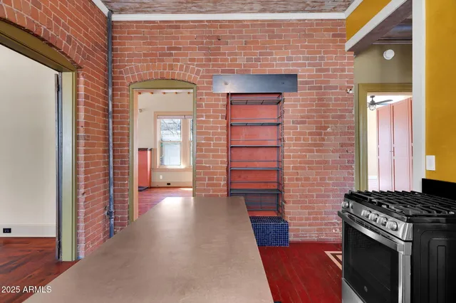 a backyard of a house