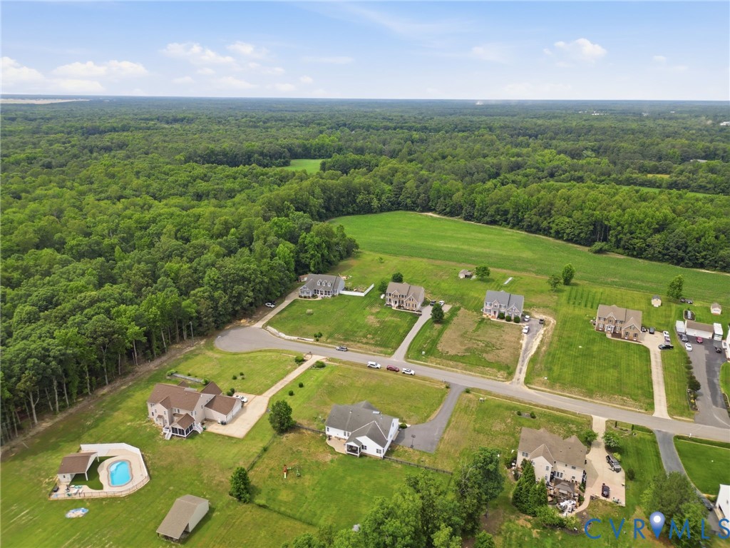 5305 Wellington Ridge Road Richmond, VA 23231 - Photo 60 of 67 Aerial perspective showcasing a residential commun