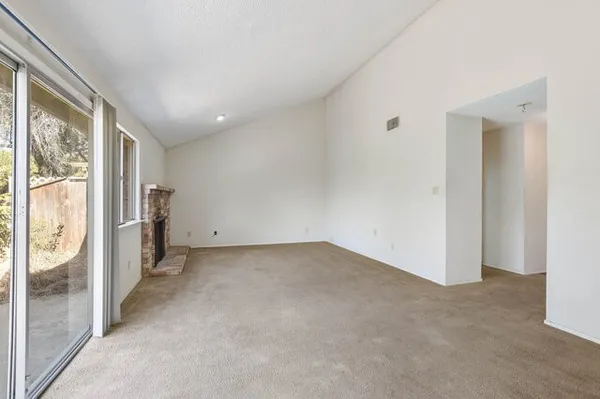 a view of an empty room