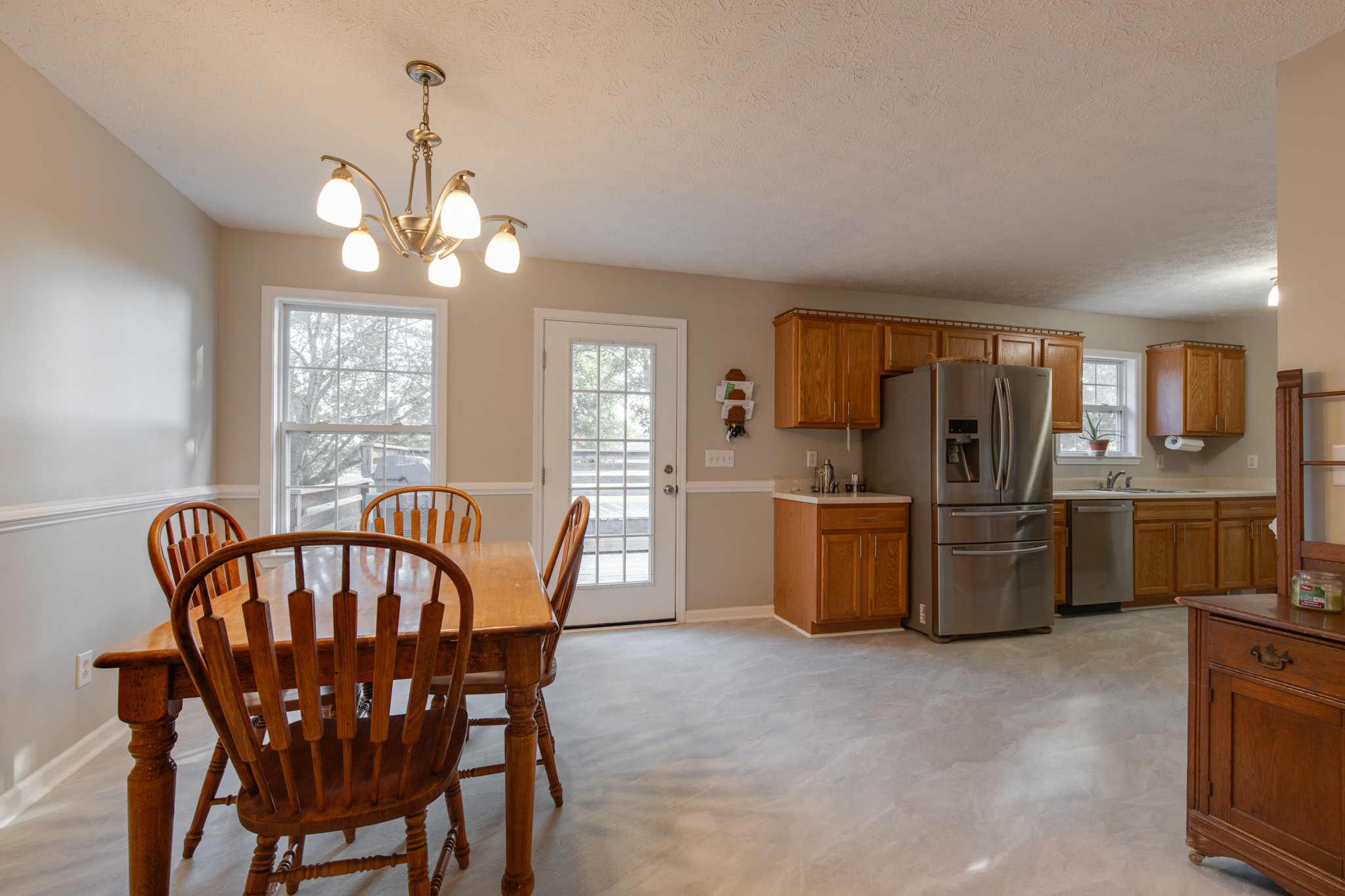 6699 East Benton Road Springfield, TN 37172 - Photo 56 of 66 a view of a dining room with furniture window and outside view