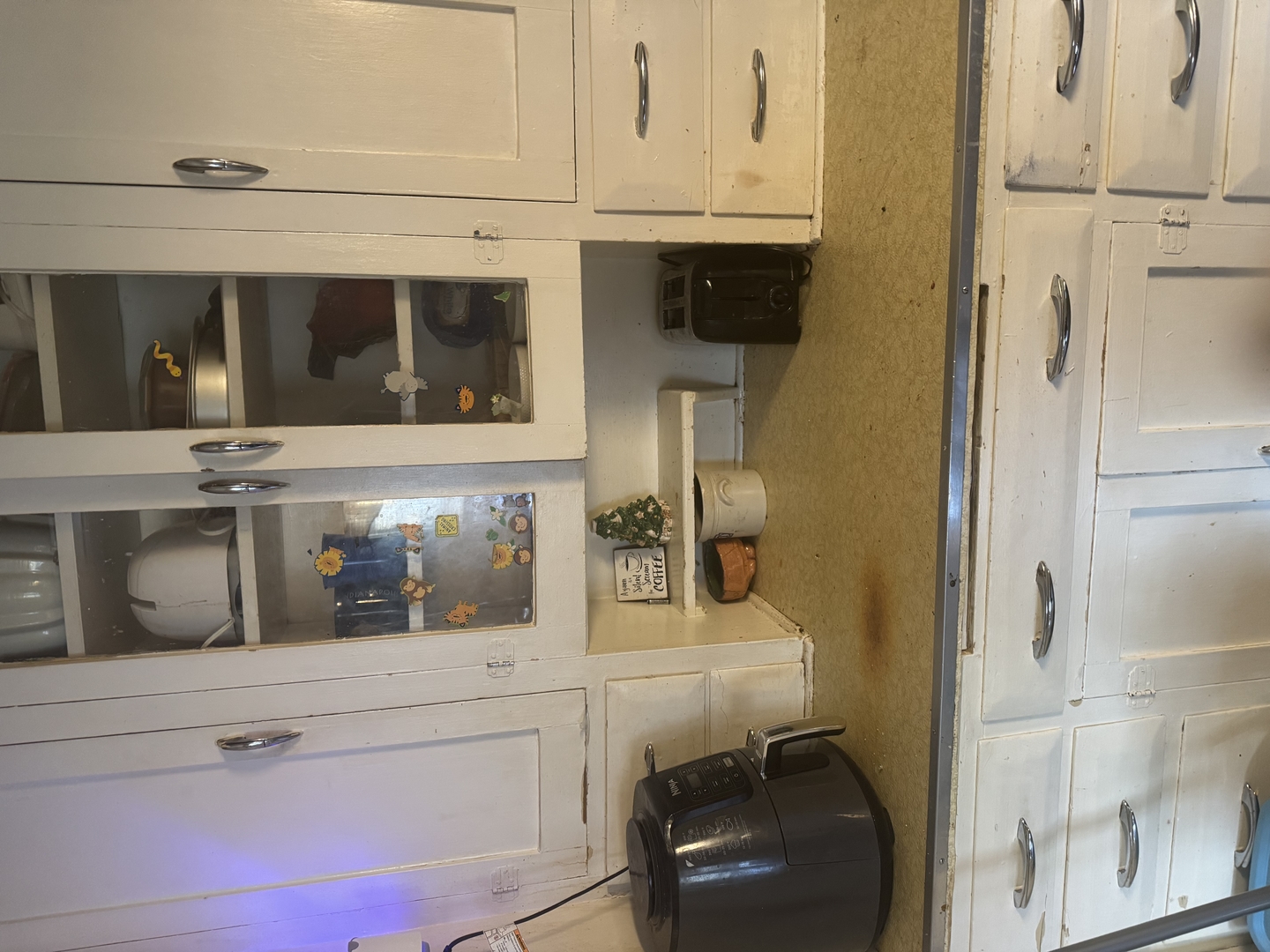 124 Central Street Atwood, IL 61913 - Photo 4 of 6 a bathroom with a sink and a refrigerator