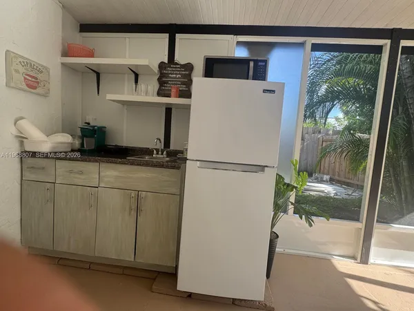 a room with storage and utility