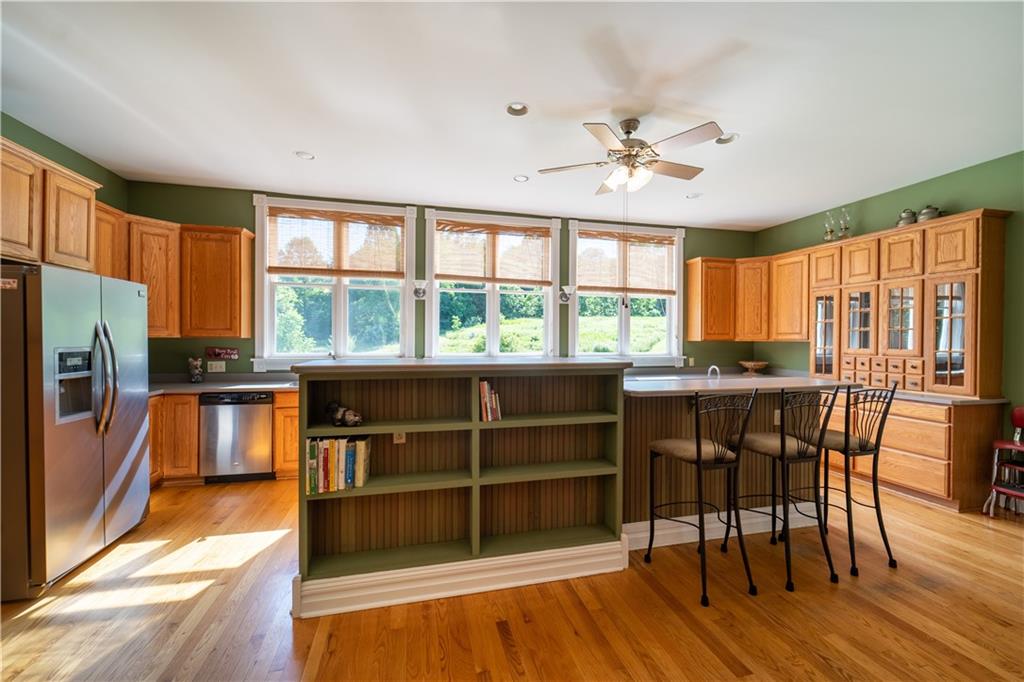 532 Campground Road West Middlesex, PA 16159 - Photo 9 of 25 a view of a dining room with furniture window and wooden floor