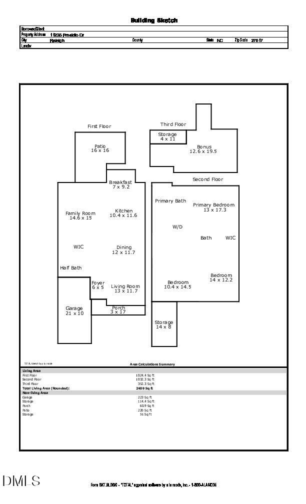 11235 Presidio Drive Raleigh, NC 27617 - Photo 43 of 43 11235 Presidio floor plan