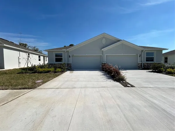 a backyard of a house