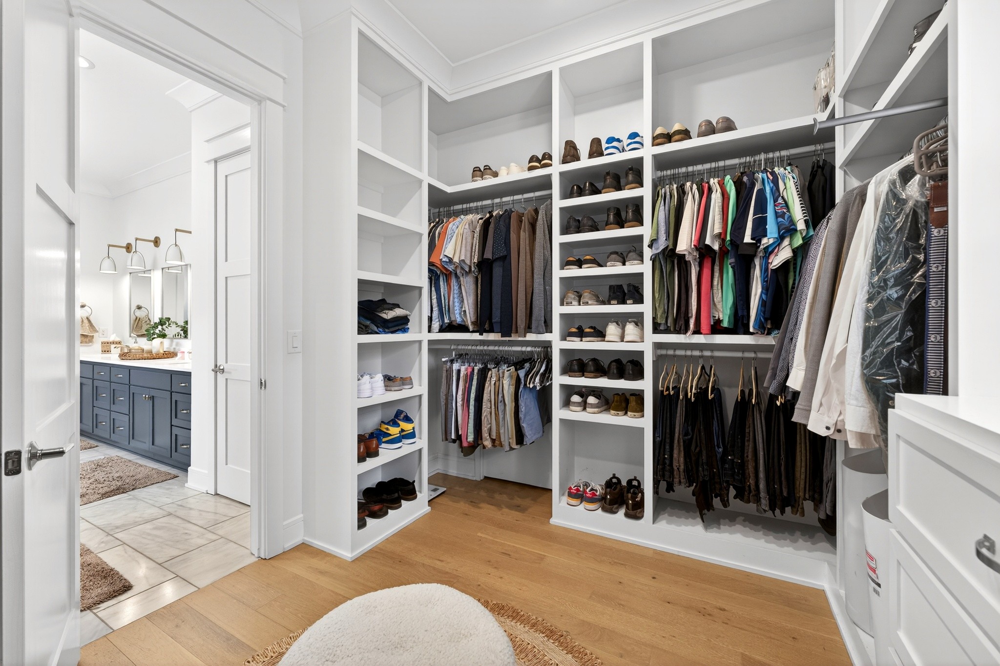 721 Newberry Road Nashville, TN 37205 - Photo 27 of 49 a view of walk in closet with clothes and shoes