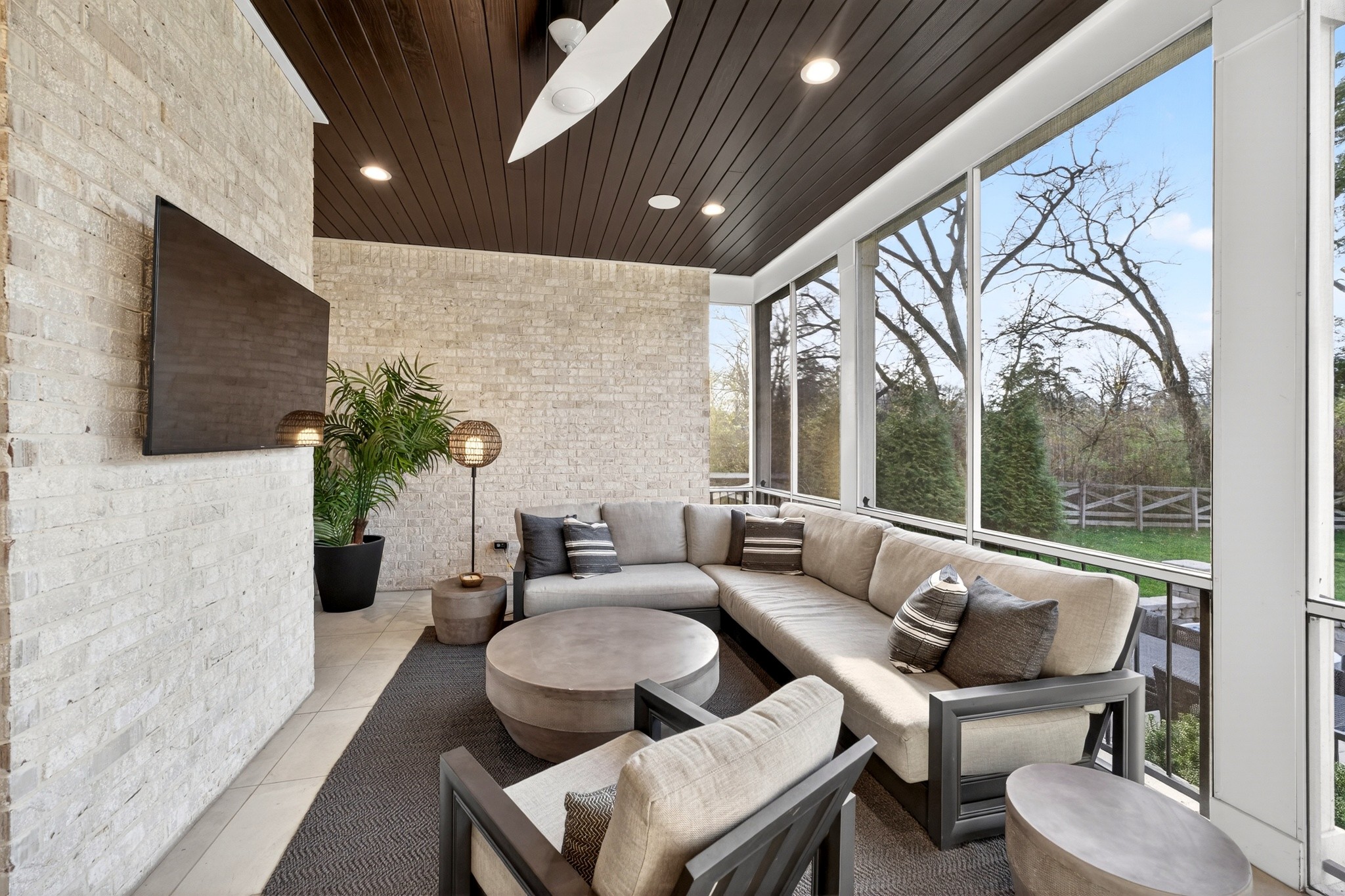 721 Newberry Road Nashville, TN 37205 - Photo 42 of 49 a outdoor living space with patio furniture and a potted plant