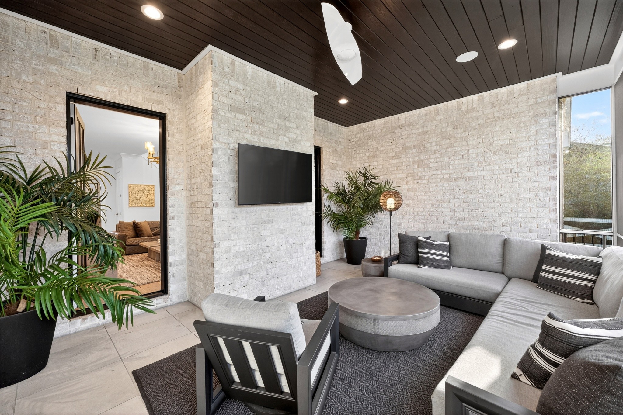 721 Newberry Road Nashville, TN 37205 - Photo 43 of 49 a living room with furniture and a flat screen tv