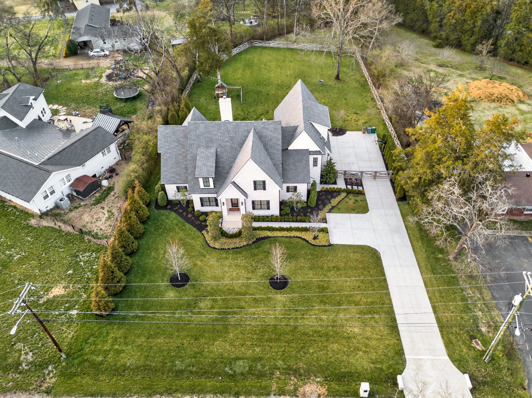 721 Newberry Road Nashville, TN 37205 - Photo 48 of 49 swimming pool view with a lake view