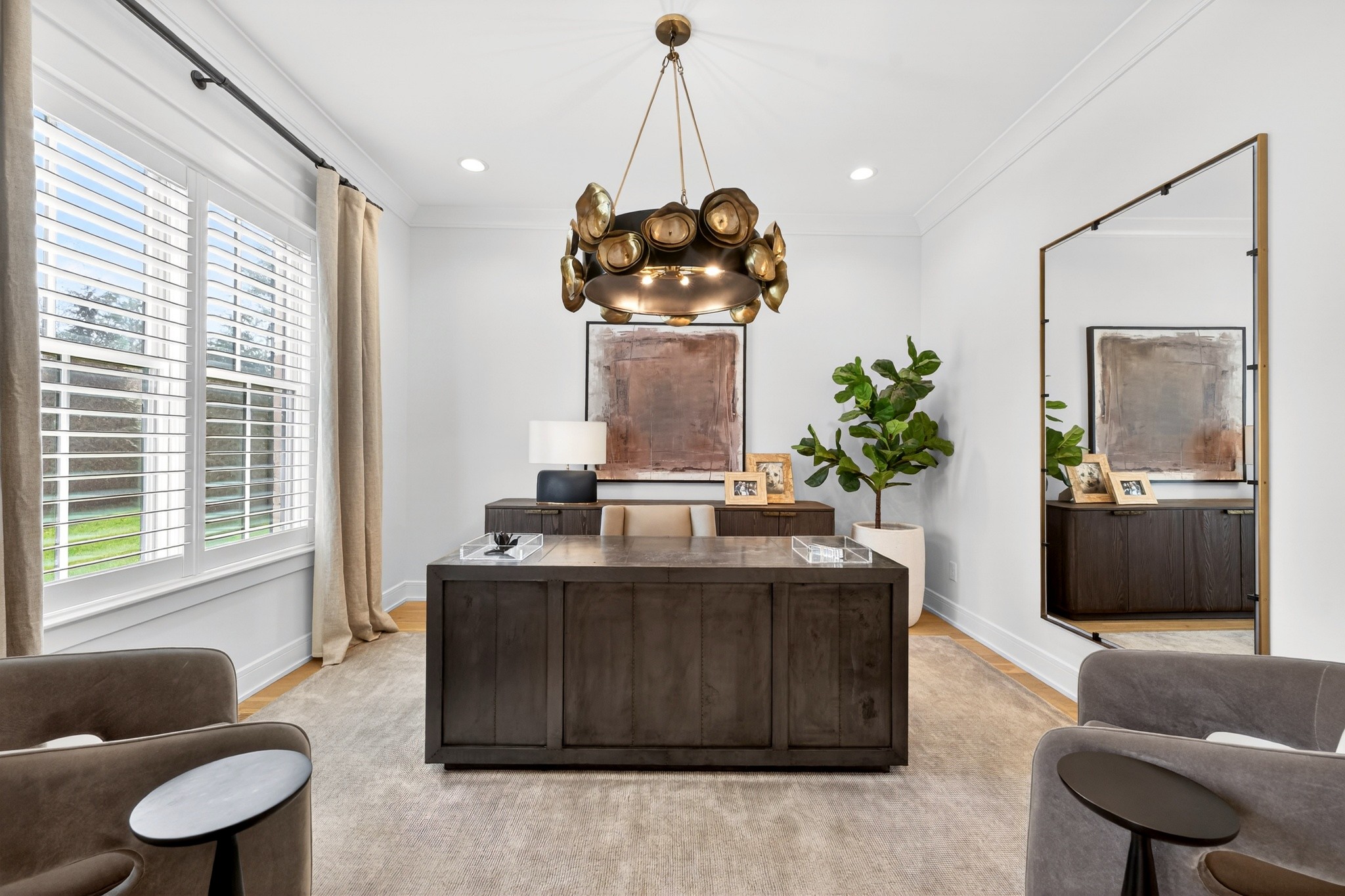 721 Newberry Road Nashville, TN 37205 - Photo 7 of 49 a living room with furniture and a chandelier