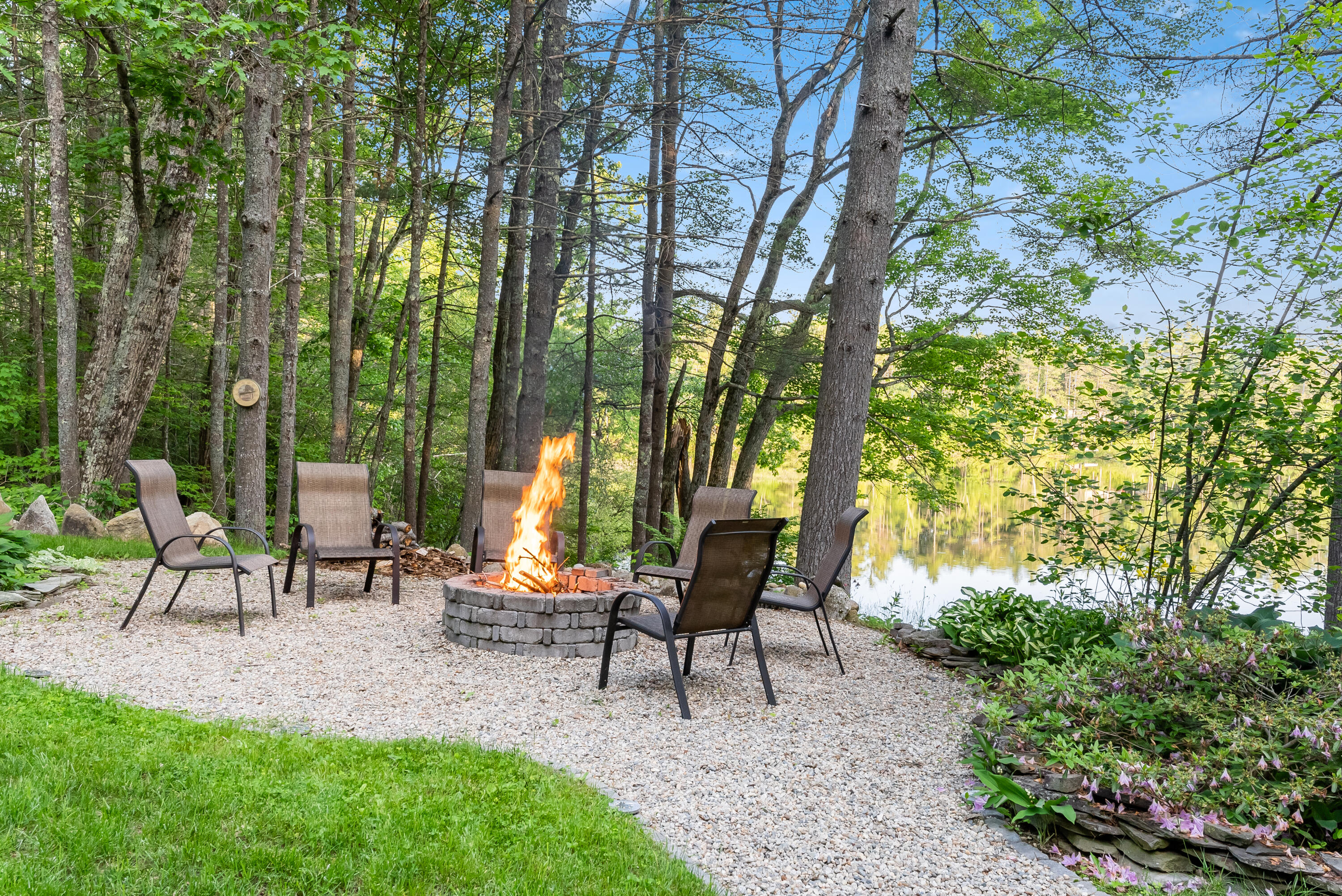 4 5 Kezar Ponds Road Waterford, ME 04088 - Photo 58 of 89 Fire Pit