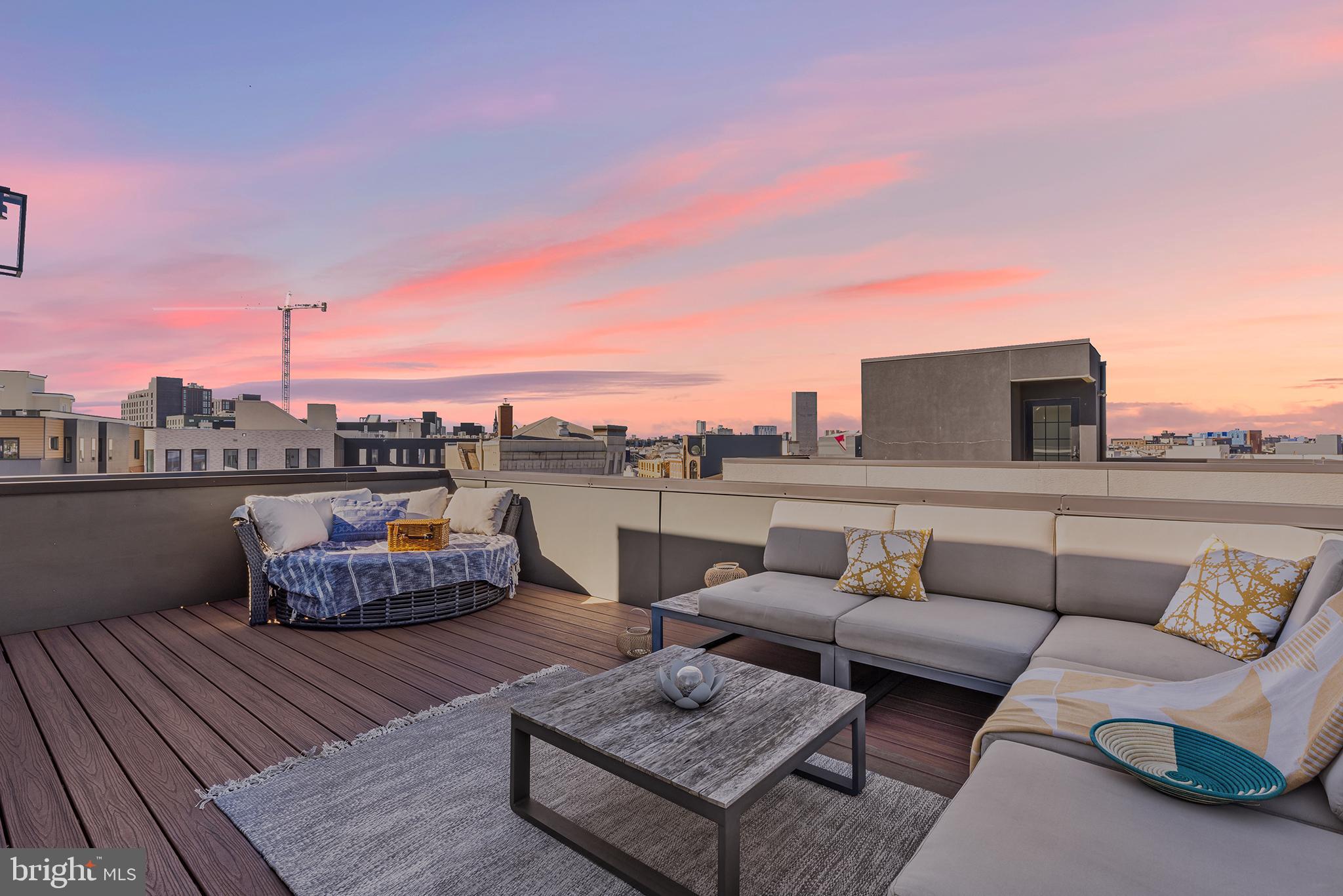 1124 Shackamaxon Street, Unit 8 Philadelphia, PA 19125 - Photo 29 of 41 a terrace view with seating space and barbeque oven