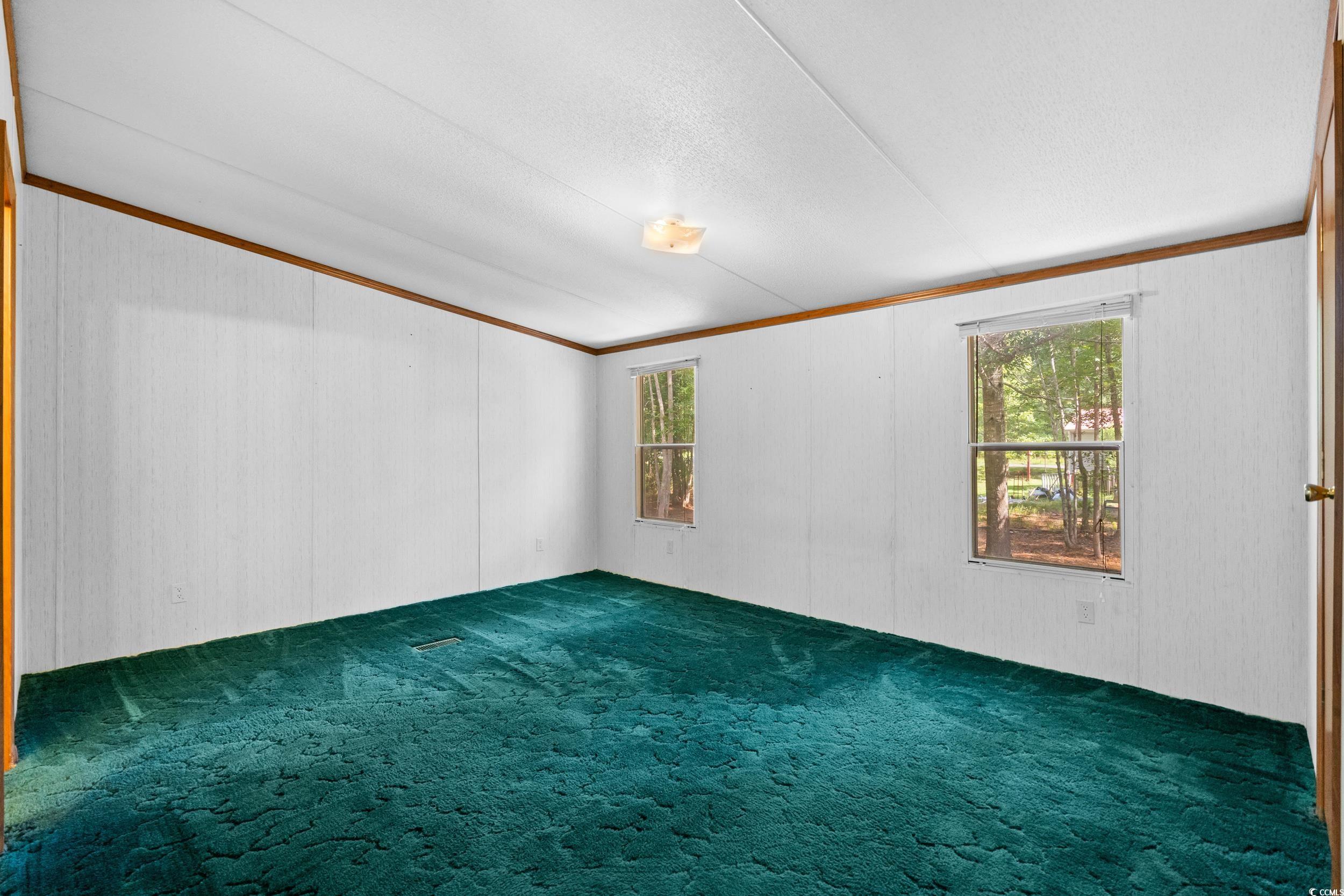 1731 Mineral Springs Road Conway, SC 29527 - Photo 22 of 38 Spare room featuring ornamental molding, carpet fl