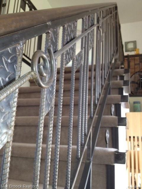 1064 Bloomview Circle Rochester, MI 48307 - Photo 12 of 16 Dale Wedig custom metal handrail