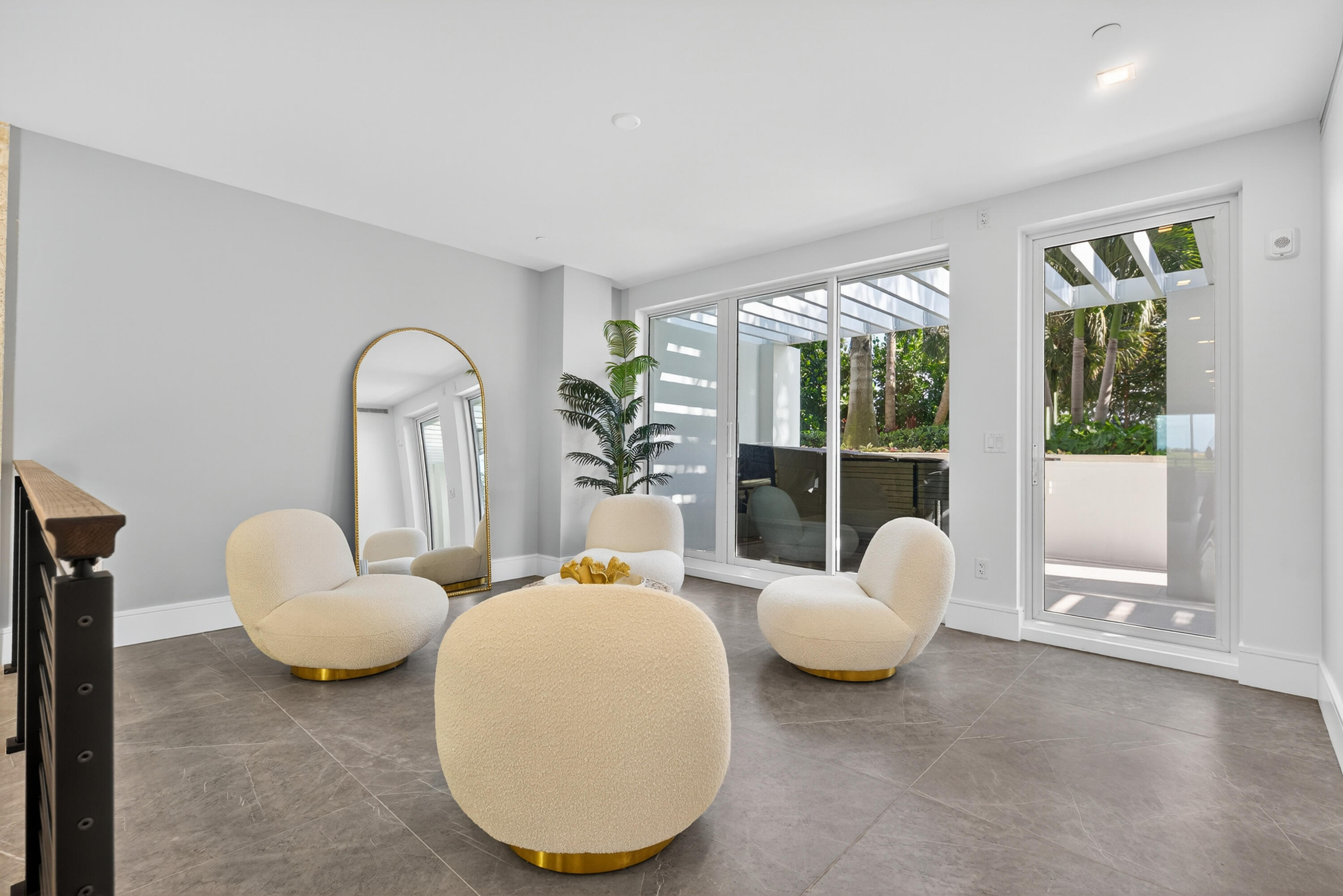 1 South Coastal Way, Unit 205 Jupiter, FL 33477 - Photo 15 of 67 a living room with furniture and a large window