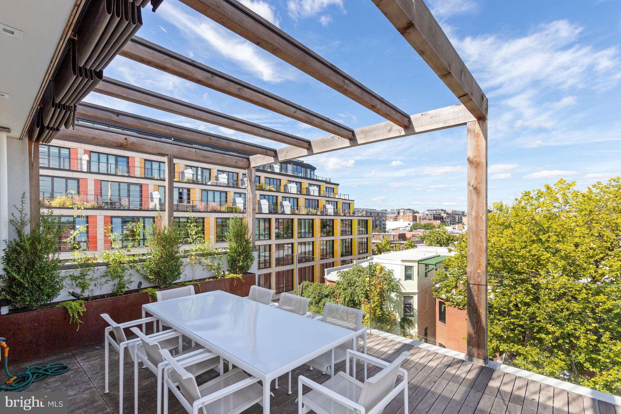 1329 R Street Northwest Washington, DC 20009 - Photo 11 of 45 Rooftop Deck with Logan Circle Views