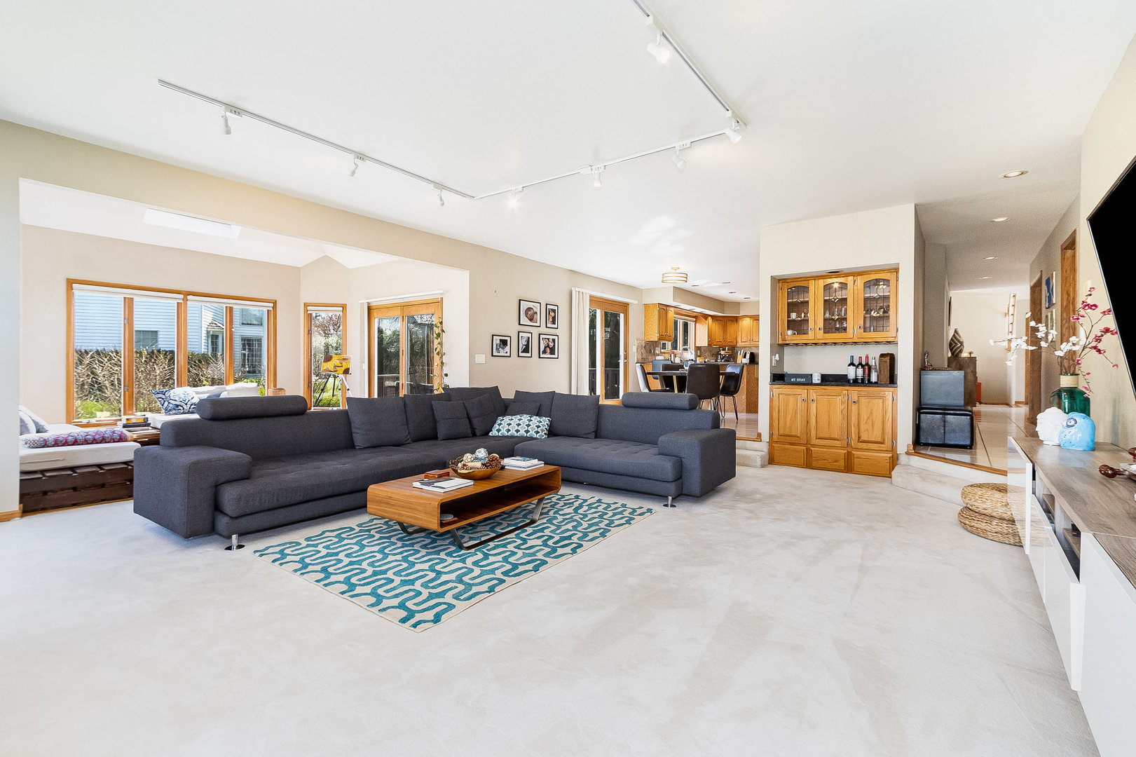 2204 Arrowhead Drive Naperville, IL 60564 - Photo 15 of 40 a living room with furniture fireplace and a large window