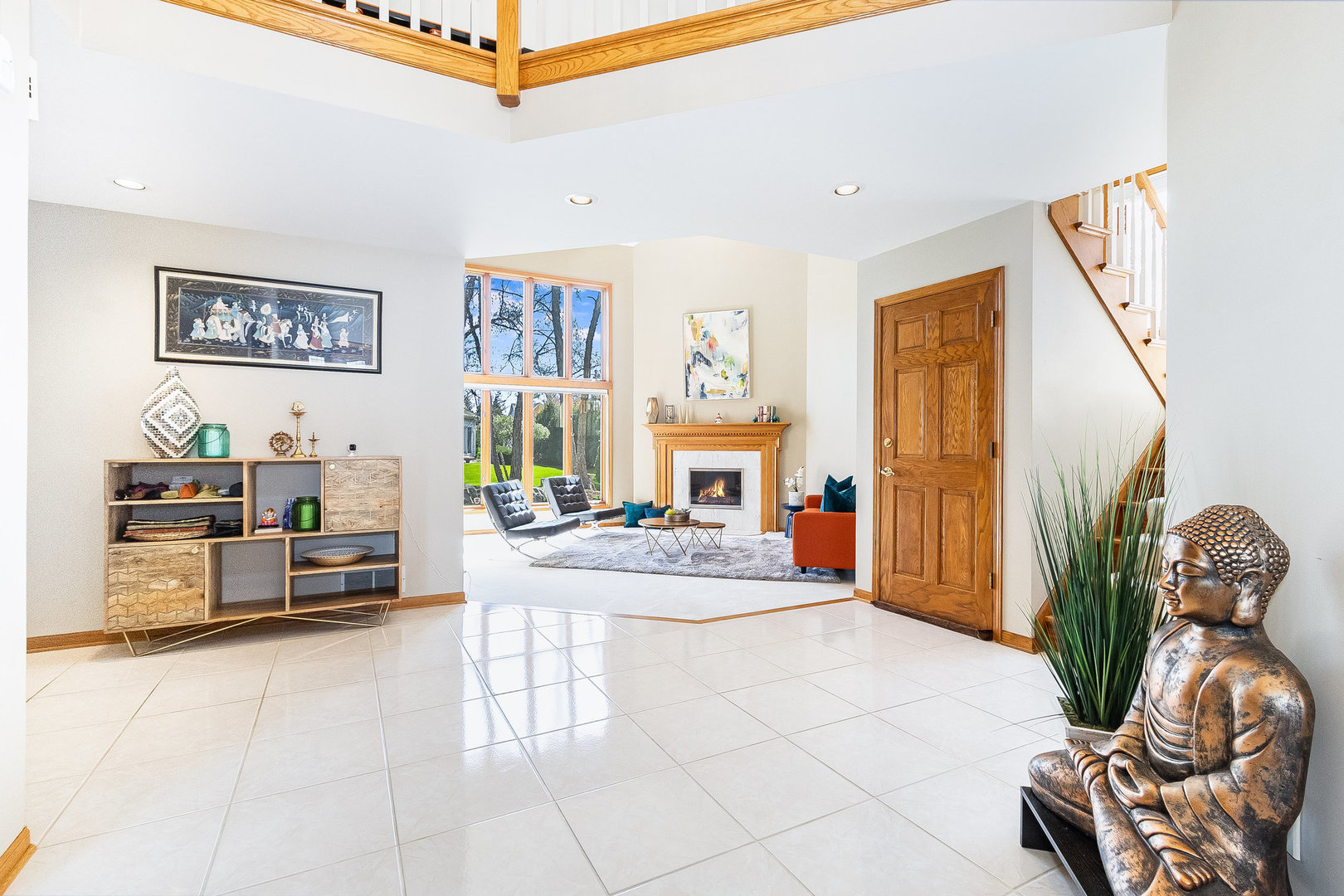 2204 Arrowhead Drive Naperville, IL 60564 - Photo 3 of 40 a living room with furniture and a flat screen tv