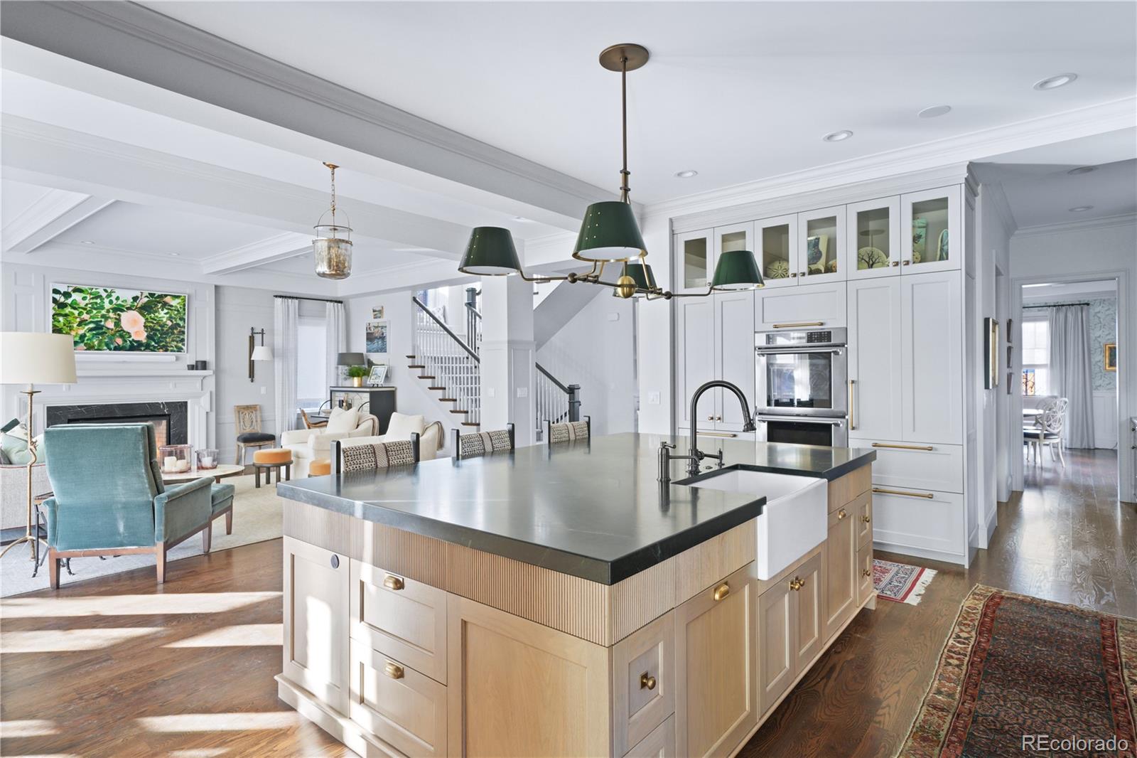 470 South York Street Denver, CO 80209 - Photo 12 of 36 a kitchen with stainless steel appliances granite countertop a stove and a sink with granite countertops