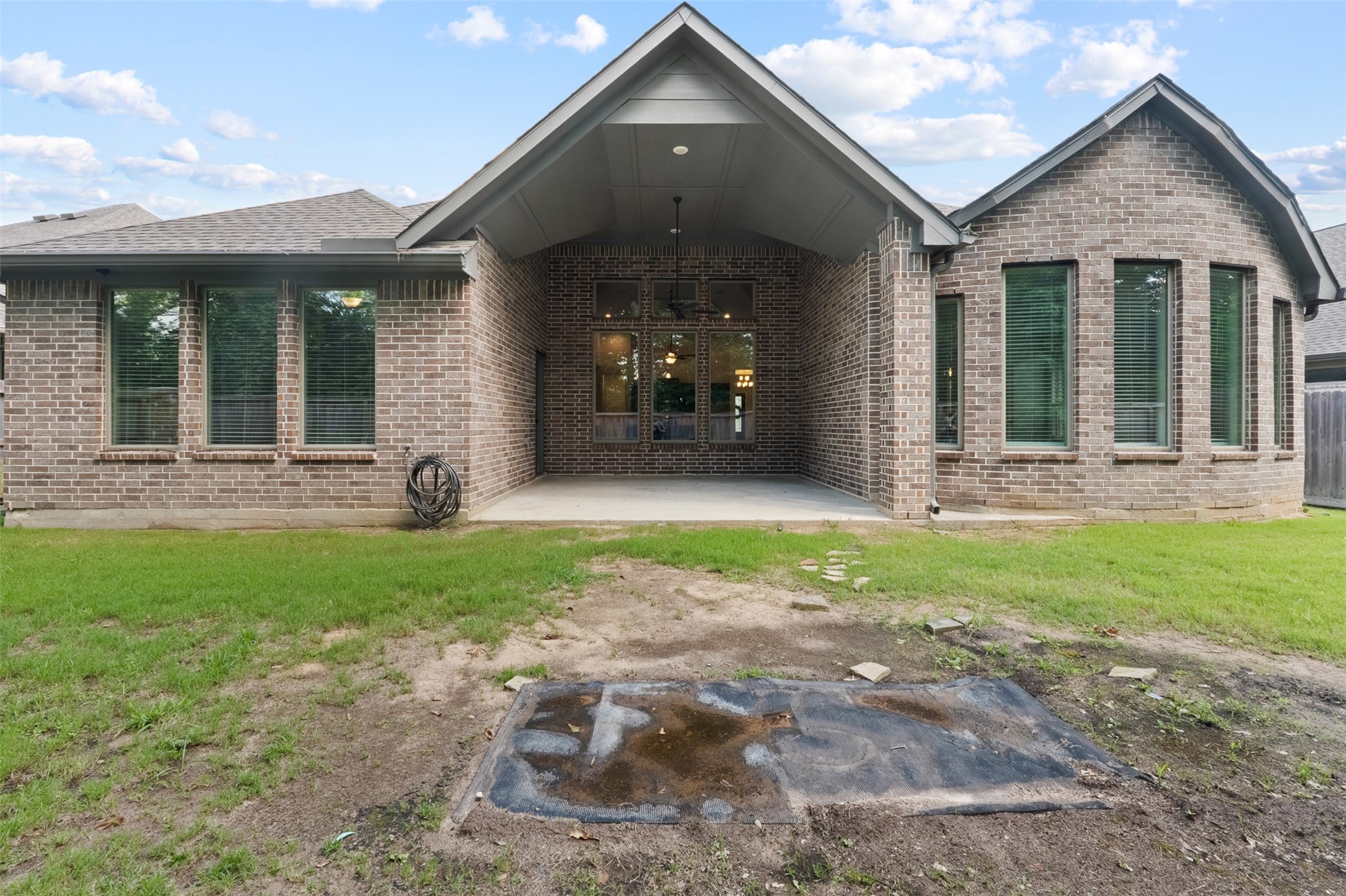 8022 McKittrick Ridge Drive Porter, TX 77365 - Photo 35 of 44 Back patio - Previous base of playground / play set