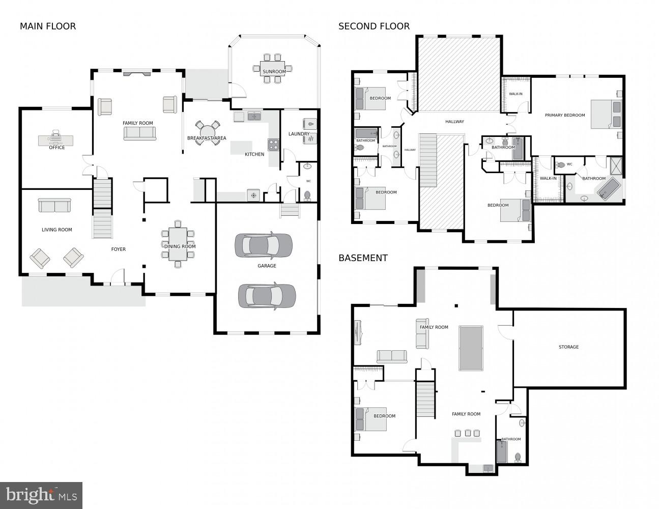 25845 Spring Farm Circle Chantilly, VA 20152 - Photo 54 of 57 Spacious multi-level home layout.