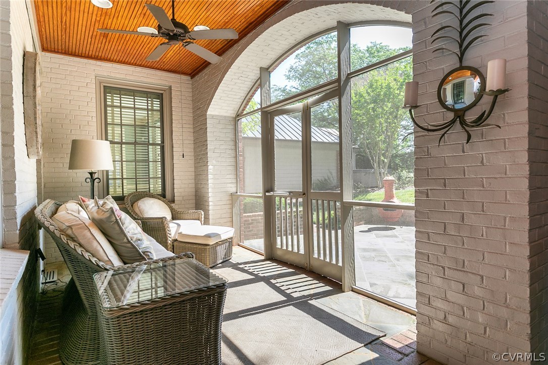 4610 Sulgrave Road Richmond, VA 23221 - Photo 26 of 32 The screened porch offers wonderful views of the l