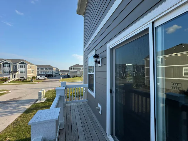 a view of balcony and deck
