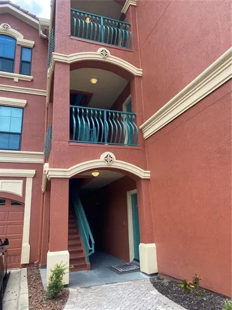 a view of a door with a door