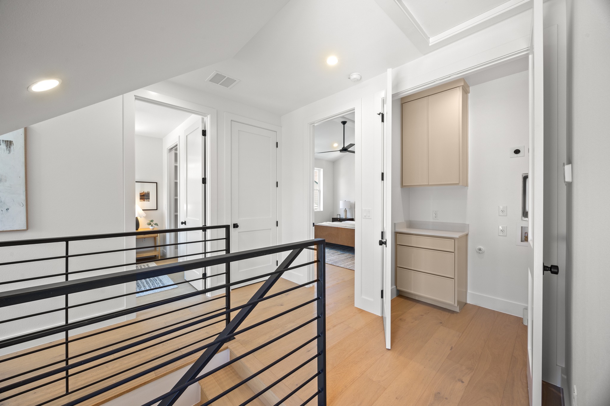 6500 Porter Street, Unit 1 Austin, TX 78741 - Photo 20 of 28 Second Floor Landing + Laundry