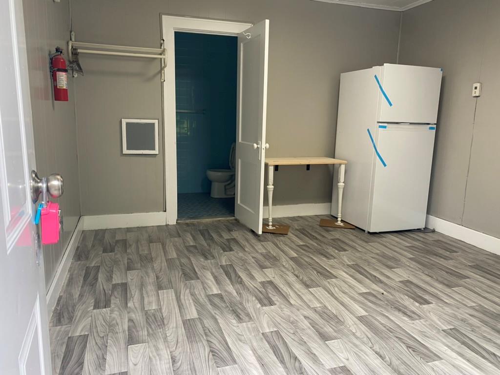 a view of kitchen and utility room