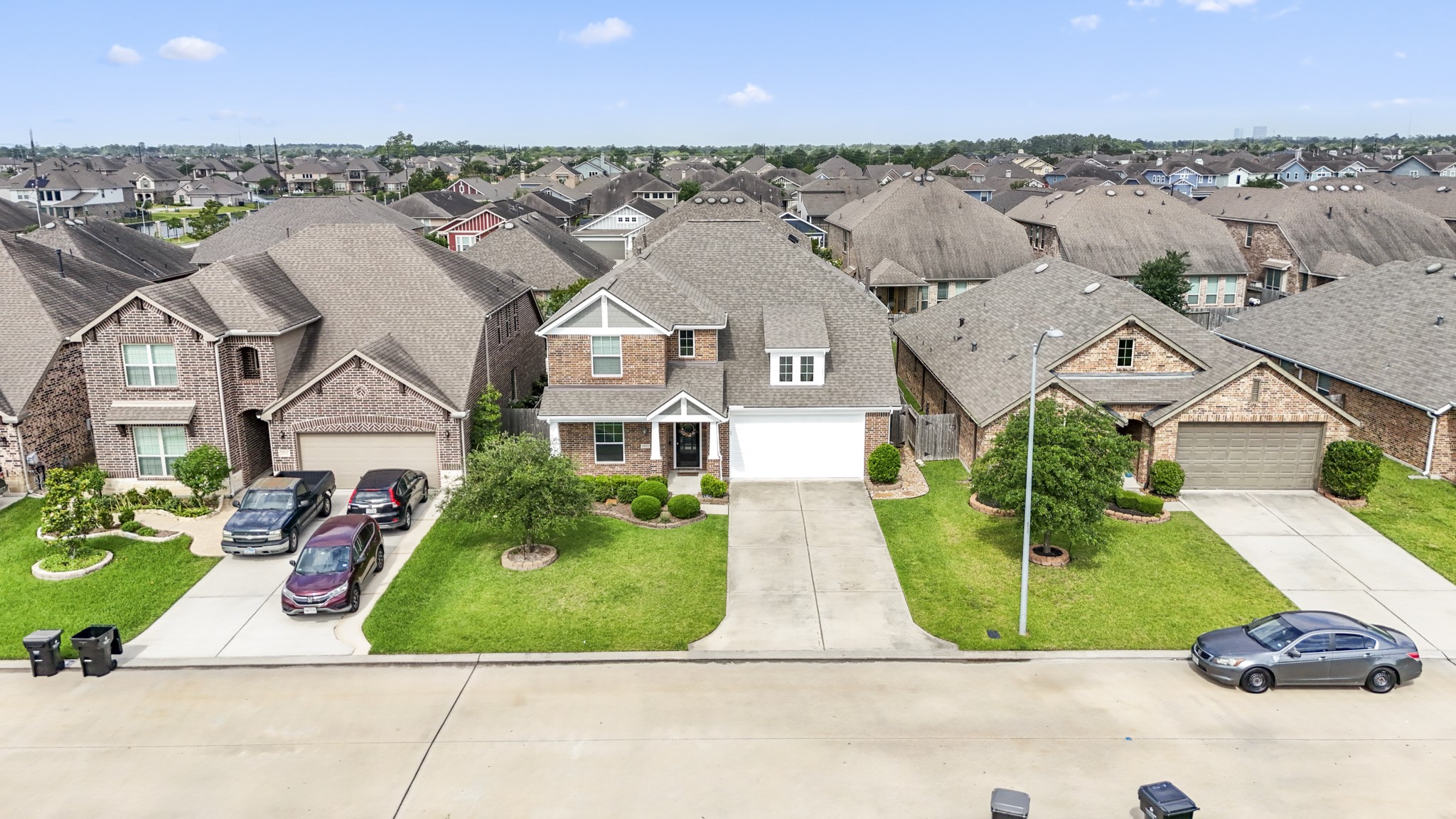 29522 Whitebrush Trace Drive Spring, TX 77386 - Photo 46 of 49 an aerial view of multiple houses