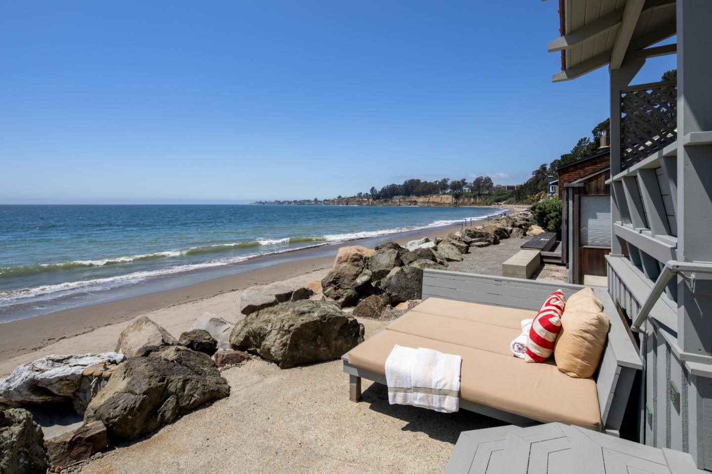 14 Potbelly Beach Road Aptos, CA 95003 - Photo 10 of 14 a view of a patio with couches and ocean view