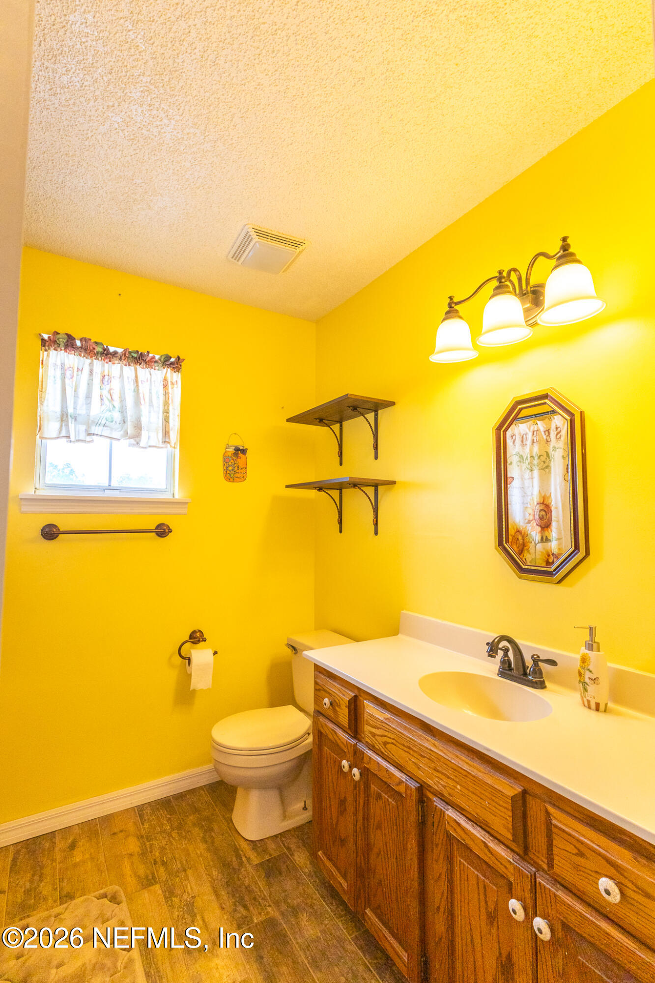 6110 4th Manor West Palatka, FL 32177 - Photo 17 of 44 a bathroom with a sink mirror and toilet