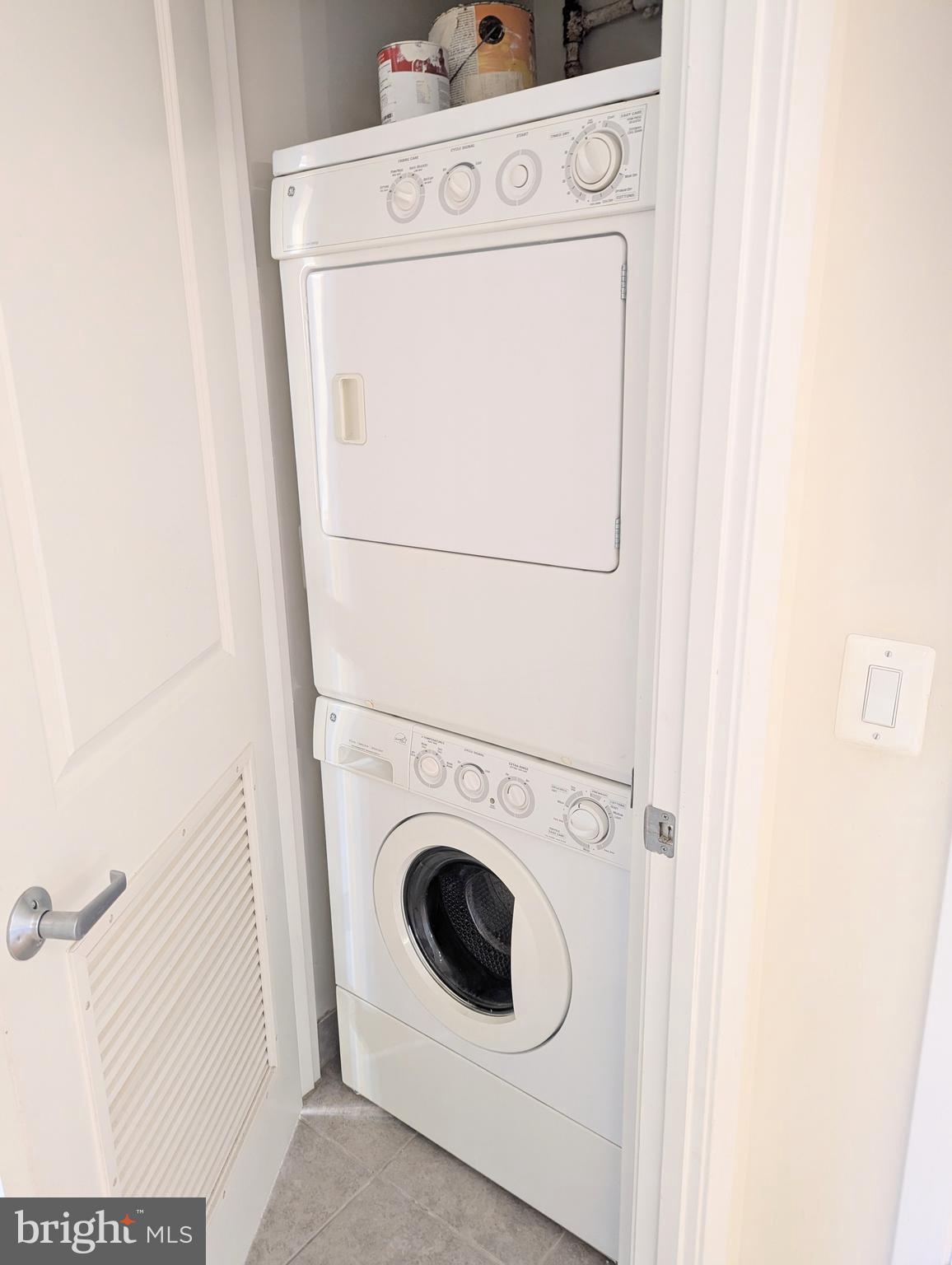 820 North Pollard Street, Unit 810 Arlington, VA 22203 - Photo 37 of 49 a utility room with dryer and washer