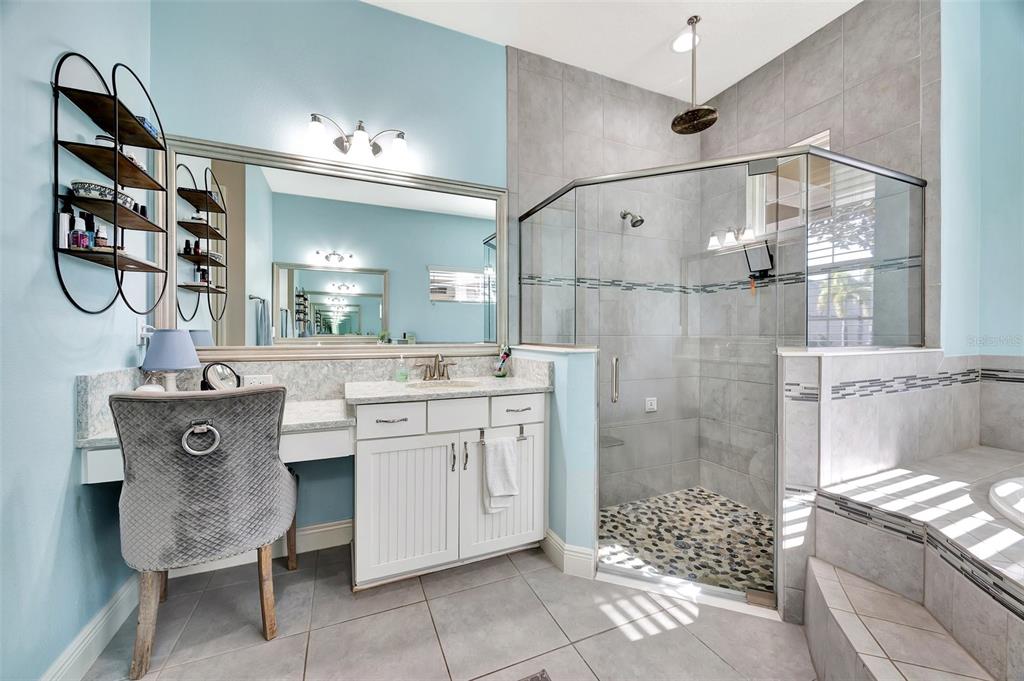 6324 Brevada Lane Apollo Beach, FL 33572 - Photo 29 of 45 a bathroom with a sink and a mirror